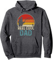 Reel Cool Dad Funny Fishing Fisherman Father's Day Gift Pullover Hoodie