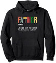 Funny Dad Gift Father Fathor Pullover Hoodie