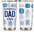 Emergency Dad Jokes Funny Dad Tumbler Cup