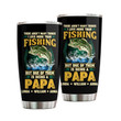 Personalized Grandpa Dad Mug With Kid's Names Fishing Love Fish Being Papa