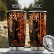 Personalized Father's Day Gifts for Dad America Flag Tumbler Papa Bear