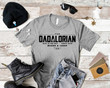 Dadalorian Shirt, Custom Father's Day Shirt With Kid Names, Personalized Dad Shirt