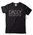 Customizable Father's Day T-shirt DADDY Custom Kids Name Shirt Mens T-shirt