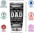 Personalized Tumbler Gifts for Dad Machine The Old Man But Still The Man