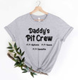 Personalized Daddy's Pit Crew Shirt, Custom Daddy's Pit Crew, Fathers Day Shirt