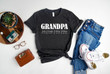 Custom Grandpa Shirt With Grandkids Names, Father's Day Shirt, Personalized Grandpa Shirt, Grandpa Est Date