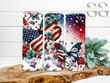 4th of July Tumbler Wrap Fireworks Sublimation Tumbler July 4 Independence Day America