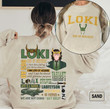 Vintage Marvel Loki Sweatshirt, Loki Helmet, Loki Sweater, God of Mischief, Loki Laufeyson, Loki Shirt, Loki Variant