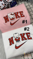 Dear Daniel And Hello Kitty Embroidered Matching Set Sweatshirt, Hoodie