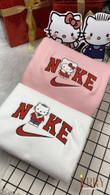 Dear Daniel And Hello Kitty Embroidered Matching Set Sweatshirt, Hoodie