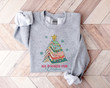 All Booked For Christmas Shirt Gift for Librarian,Bookworm Christmas Sweater,Christmas Book Tree Sweatshirt,Book Lovers Christmas Sweatshirt