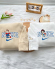 Premium Snow White and Prince Embroidered Matching Set Sweatshirt, Hoodie