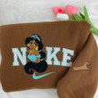Premium Jasmine & Aladdin (Ver. 2) Embroidered Matching Set Sweatshirt, Hoodie