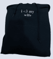 I Love My Girlfriend, Wife, Partner Embroidered Sweatshirt, Hoodie