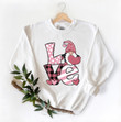 Valentine Gnome Shirt, Love Gnome Shirt, Valentines Day Shirt, Valentine's Shirt, Couple Shirt, Gifts for Her, Leopard Love Shirt, Gnomie