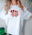 Happy Valentine's Day Comfort colors, Mickey And Friends Heart Shirt