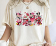 Mickey and Minnie Valentines Day Sweatshirt, Valentine Coffee Sweatshirt