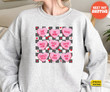Conversation Hearts Sweatshirt, Valentines Day Sweater, Womens Valentine Sweatshirt