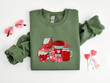 Womens Valentines Day Sweatshirt, Valentine Coffee Sweatshirt, Womens Valentines Day Sweater