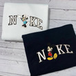 Mickey & Minnie Embroidered Matching Set