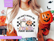 Teacher Halloween Shirts, Spooky Teacher Shirt, You Cant Scare Me Im A Teacher Shirt Retro Halloween Teacher, First Grade Teacher Halloween