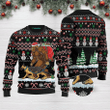 Bigfoot German Shepherd Ugly Christmas Sweater | For Men &amp; Women | Adult | US3119