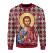 Bartholomew The Apostle Ugly Christmas Sweater | For Men &amp; Women | Adult | US3633