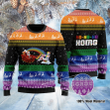 Ho-Ho-Ho Homo Gay Ugly Christmas Sweater | For Men &amp; Women | Adult |  US1024