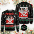 Santa And Jesus Peace On Earth Ugly Christmas Sweater | For Men &amp; Women | Adult | US1281