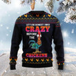 Let's Be Honest I Was Crazy Ugly Christmas Sweater | For Men &amp; Women | Adult | US1574