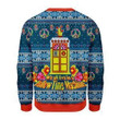 We All Live In A Yellow Time Machine Ugly Christmas Sweater | For Men &amp; Women | Adult | US3346