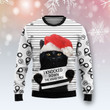 Black Cat Knocked Down Ugly Christmas Sweater | For Men &amp; Women | Adult | US1503