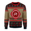 Root Chakra Ugly Christmas Sweater | For Men &amp; Women | Adult | US3589