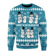 Ought To Say No No No Sir Ugly Christmas Sweater | For Men &amp; Women | Adult | US3547
