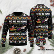 Ho Ho Ho Homo Happy Holigays Ugly Christmas Sweater | For Men &amp; Women | Adult | US1190