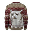 Nobiko Cat Ugly Christmas Sweater | For Men &amp; Women | Adult | US3334