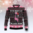 Flamingo Naughty List Ugly Christmas Sweater | For Men &amp; Women | Adult | US1964