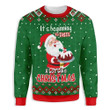 It's Beginning To Taste A Lot Like Christmas Santa Claus Baking Ugly Christmas Sweater | For Men &amp; Women | Adult | US3196