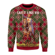 Saint Loui VII  Ugly Christmas Sweater | For Men &amp; Women | Adult | US3679
