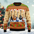 Guitars Santa Xmas Ugly Sweater