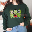 Grinch Mickey Jack Skeleton Christmas Friends Sweatshirt