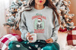 Retro Santa Skeleton Merry Xmas Ya Filthy Animal Shirt, Funny Xmas Sweater