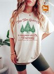 Vintage Tree Tops Glisten & Children Listen to Nothing Sweatshirt, Funny Xmas Shirt
