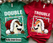 Disney Couples Chip n Dale Double Trouble Christmas Light T-Shirt, Mickey Very Merry Xmas Party Sweatshirt, Disneyland Vacation Holiday Gift
