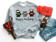 Happy Pawlidays Sweatshirt, Happy Pawlidays Shirt, Christmas Dog Shirt, Dogs Sweatshirt, Merry Woofmas Shirt, Funny Christmas Shirts, Puppy