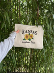 Kansas State Flower Embroidered Crewneck