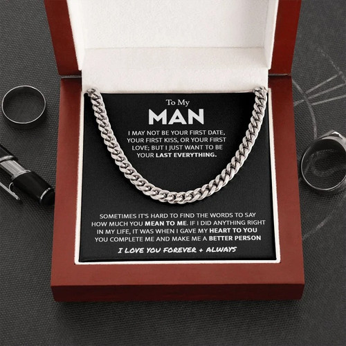 Valentines Day Gifts for Him | Cuban Link Necklace