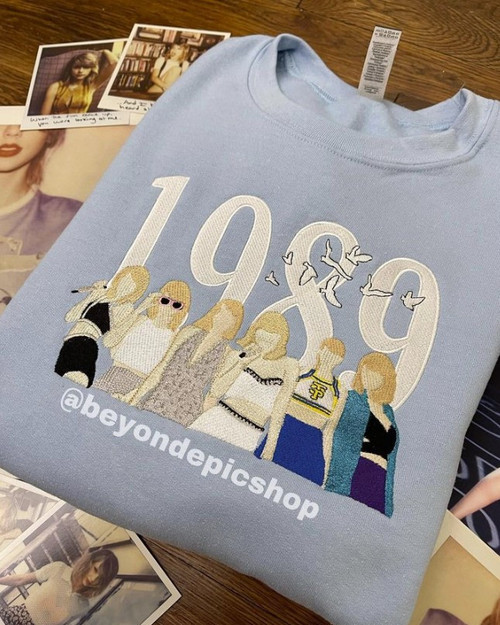Welcome 1989 Embroidered Sweater