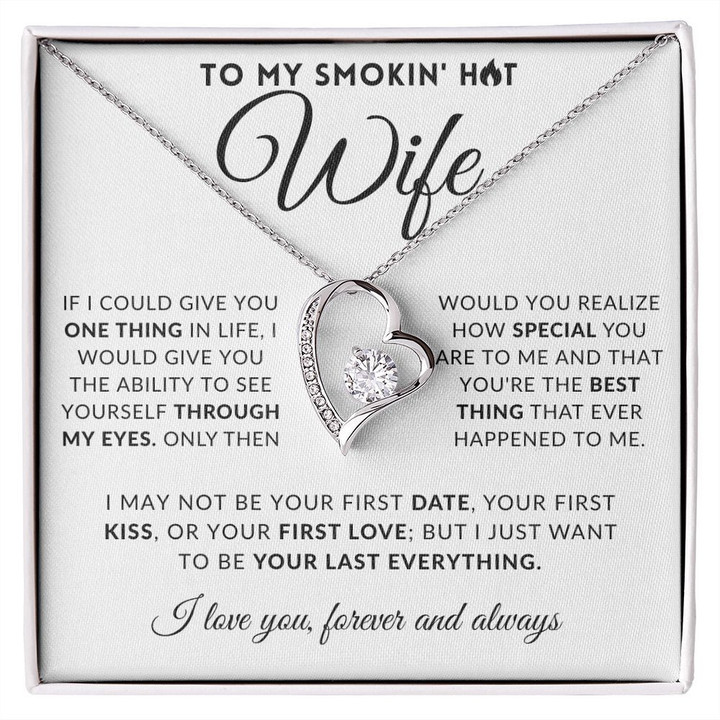 To My Wife - Love You Forever & Always - Forever Love Necklace