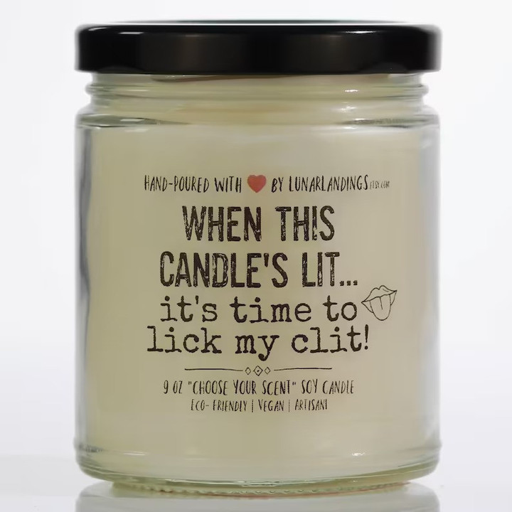 Lick my Clit Soy Wax Candle